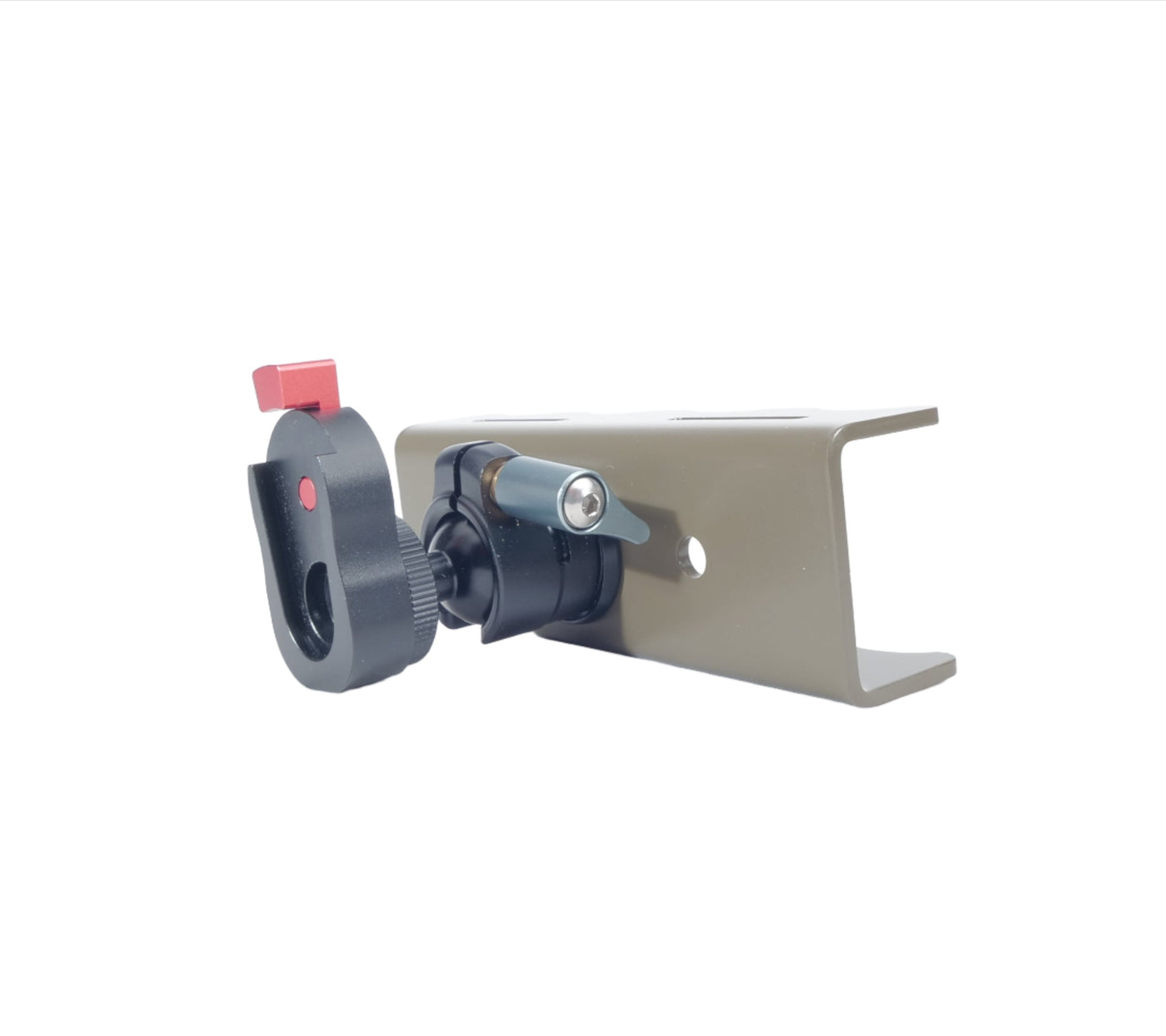 Stainless steel tree bracket fitted with mini ball head for Cambush camera trap