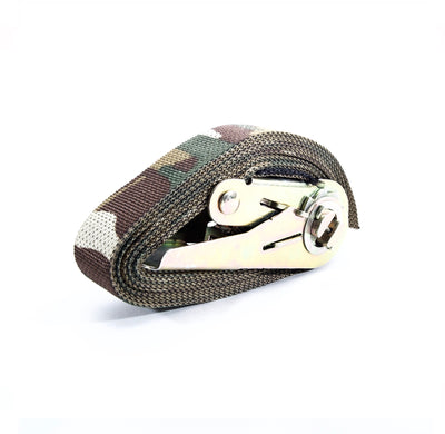 Camo camoflague ratchet strap for rigging camera trap trail camera Cambush various lengths
