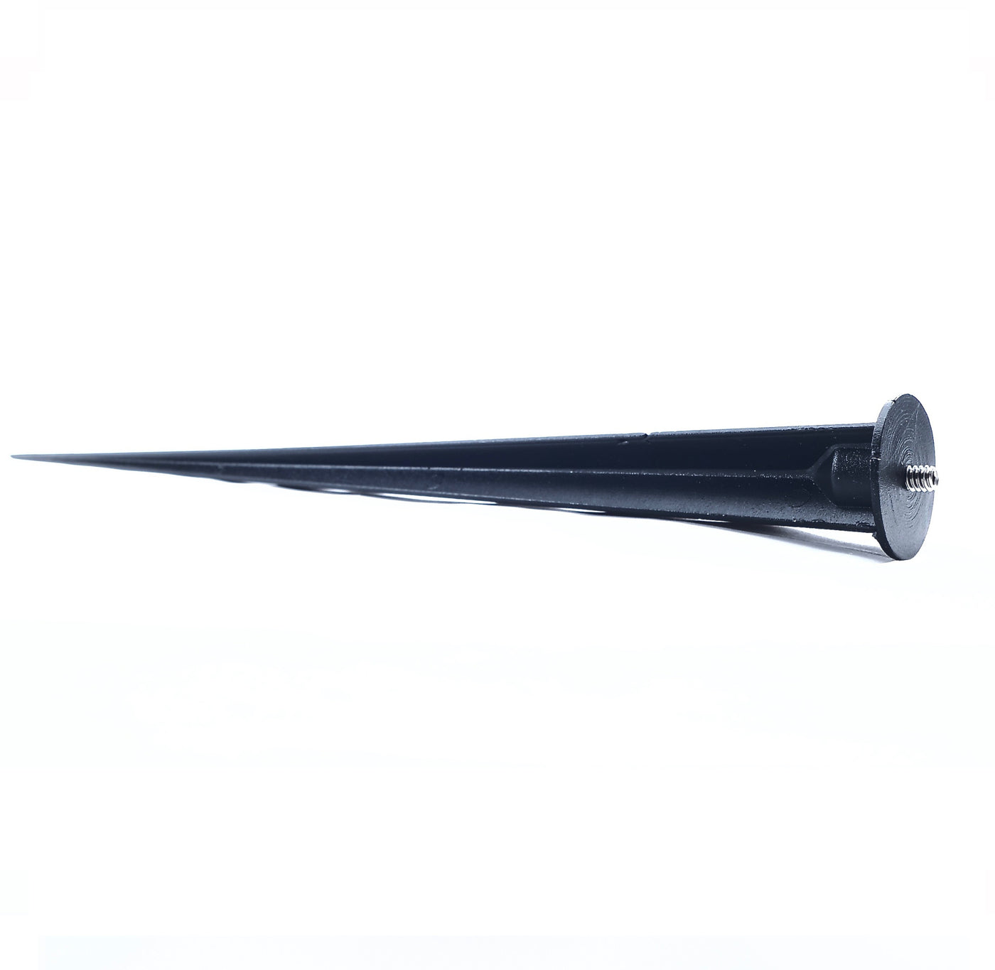 450mm  aluminium ground spike fitted with a 1/4 x 20 stainless steel stud for camera trap