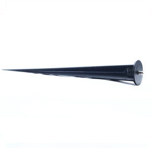 450mm  aluminium ground spike fitted with a 1/4 x 20 stainless steel stud for camera trap