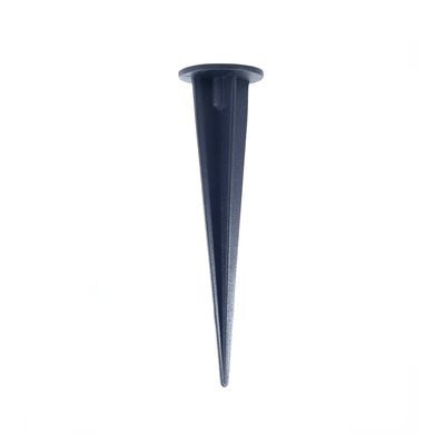 170mm aluminium ground spike fitted with 1/4 x 20 stainless steel stud for camera trap
